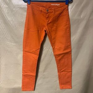 Tommy Hilfiger dark orange jeans like new
